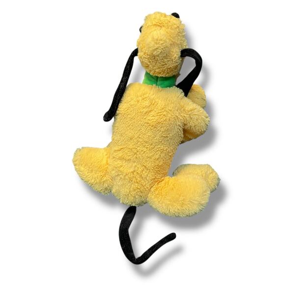 Disney Parks Plush Pluto Dog Nursery Bedroom Decor Green Collar Shower 15" - Picture 5 of 11